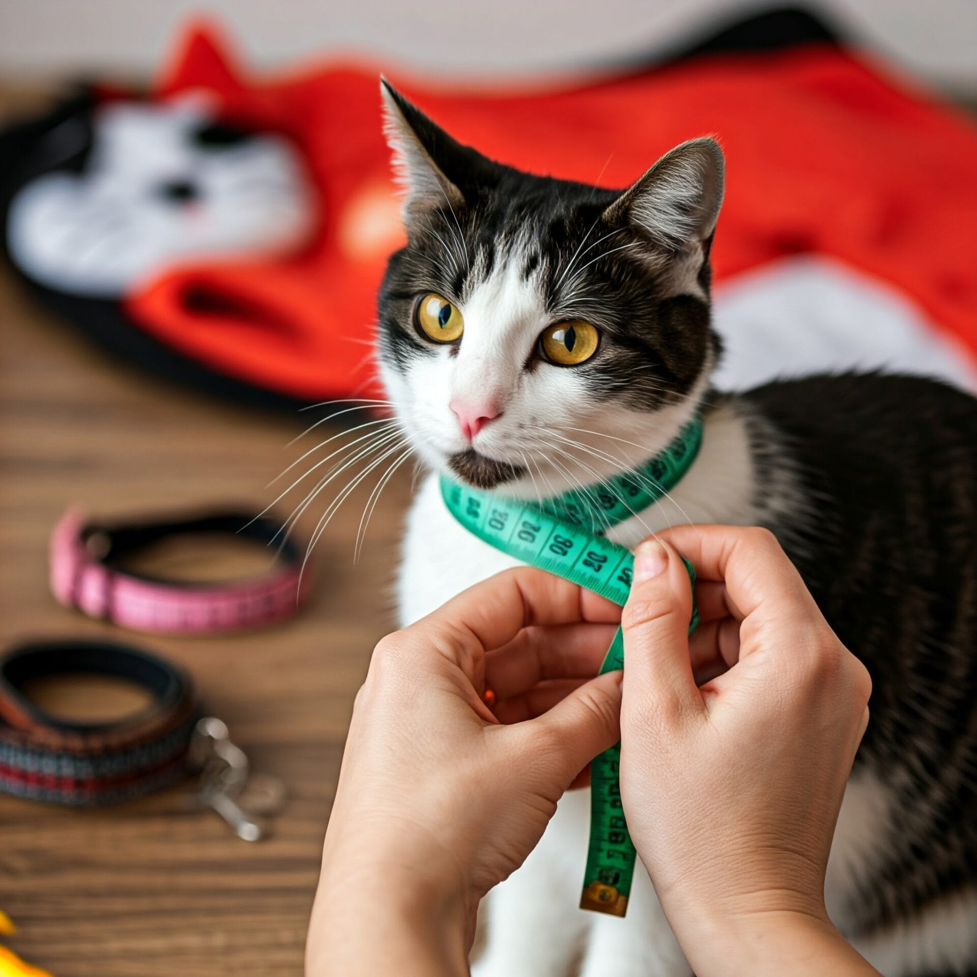 Cat being Measured Cat being Measured