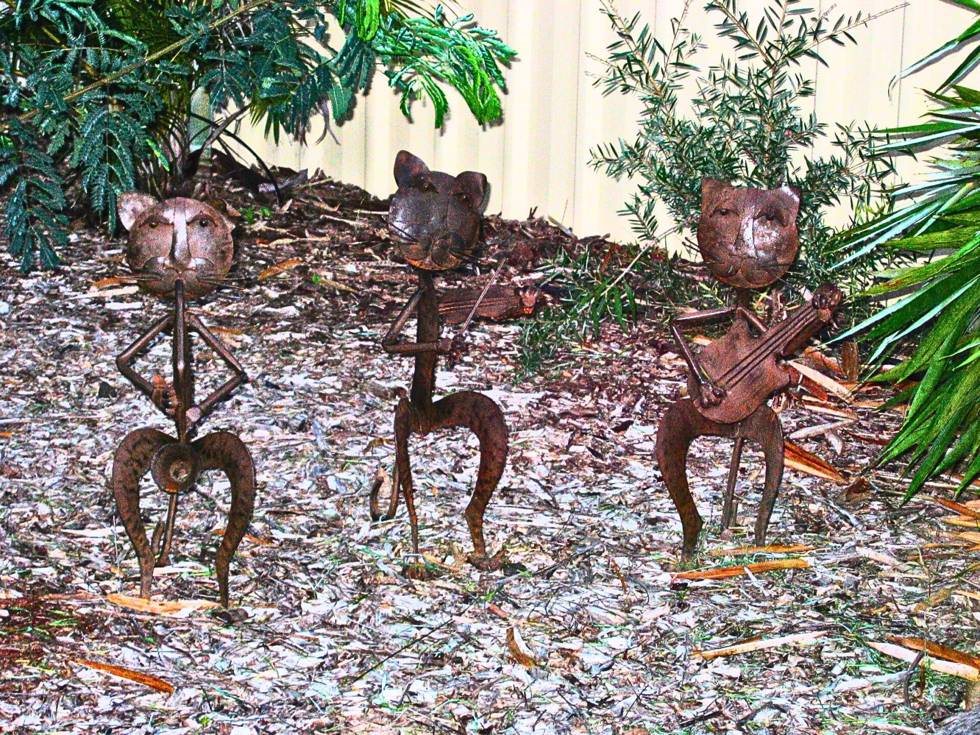 Cat Jazz Band Sculpture